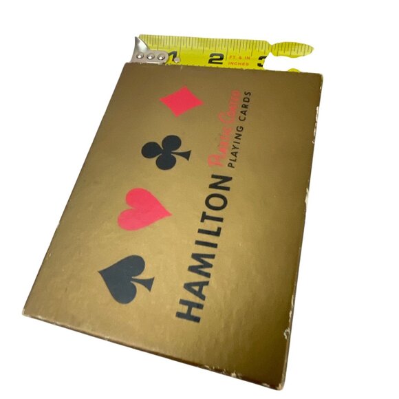 Hamilton Plastic Coated Playing Cards Set In Box - Picture 7 of 7